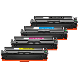 Toner cartridge W2210X W2211X W2212X W2213X for HP Colour LaserJet Pro M255 M282 M283 TOHITA