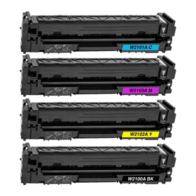 Toner cartridge W2100A W2101A W2102A W2103A for HP Color LaserJet Pro MFP 4301 Pro 4201 TOHITA