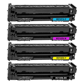 Toner cartridge W2100X W2101X W2102X W2103X for HP Color LaserJet Pro MFP 4301 Pro 4201 TOHITA