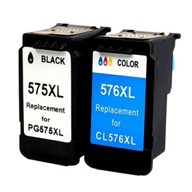 Ink cartridge PG-575XL CL-576XL for Canon PIXMA TS3550i TS3551i TR4750i TR4751i TOHITA
