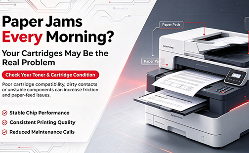 Paper Jams Every Morning? Your Cartridges May Be the Real Problem